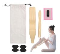 Barella per piedi portatile, strumento di allenamento per la flessibilità della danza, fascia elastica con cinghia per gambe, fascia elastica di resistenza, borsa compatta per ballerini, ginnasti