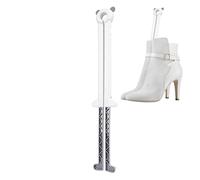 Barella per scarpe pieghevole per stivali,Barella per scarpe pieghevole, Barella per forme, Barella per scarpe regolabile per donne e uomini, barella per stivali, barella, bianco, Consulte la