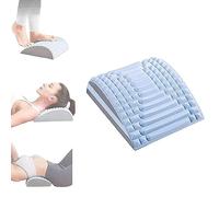 Barella per schiena e collo, supporta la parte bassa della schiena, per alleviare il dolore, correttore posturale, cuscino lombare per collo, spalle, sollievo dal dolore al collo, parte bassa della