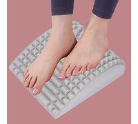 Barella per Schiena Relax Collo e Spalle - Cuscino Allungamento Dorso e Lombare, Supporto per Chiropratica e Alleviamento Dolori alla Schiena (Grigio)