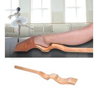 Barella Piede Balletto, Danza Classica in Legno Stretch con Enhancer con Fascia Elastica,per Adulti e Bambini Danza dell'Arco Attrezzatura per Danza in Legno per 35-40 Metri