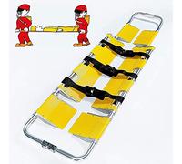 barella pieghevole, Barella a cucchiaio in alluminio, pieghevole portatile di salvataggio emergenza medica for il trasporto del paziente a lunghezza regolabile