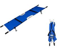 barella pieghevole, Barella Letto Pieghevole Portatile, for Trattamenti Domestici Ospedalieri, Medica EMS, for il Trasporto di Emergenza in Ambulanza Soccorso,Arancione