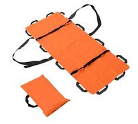 Barella Pieghevole Di Emergenza Con 12 Maniglie,Barella Medica Portatile Impermeabile E Morbida,Forniture Infermieristiche For Disabili,For Ospedali,Stadi E Ambulanze(Orange)