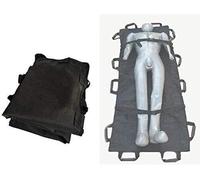 Barella pieghevole in tela spessa e morbida, imbracatura di pronto soccorso portatile for la casa, tappetino di posizionamento, assi di trasferimento scorrevoli.