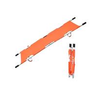 Barella pieghevole per emergenze mediche, barella portatile in lega di alluminio con maniglie resistenti, cinghie per il trasferimento dei pazienti, pronto soccorso, ospedale, ambulanza