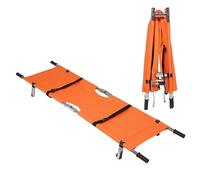 Barella Pieghevole Portatile con Maniglie Resistenti, Barella di Pronto Soccorso Domestico, per Bagagliaio Auto, per Emergenza Medica(Orange)