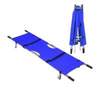 Barella Pieghevole Portatile con Maniglie Resistenti, Barella di Pronto Soccorso Domestico, per Bagagliaio Auto, per Emergenza Medica(Blue)