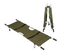 Barella Pieghevole Portatile con Maniglie Resistenti, Barella di Pronto Soccorso Domestico, per Bagagliaio Auto, per Emergenza Medica(Green)