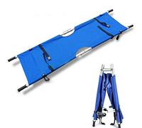 Barella pieghevole portatile in lega di alluminio con manico - barella di salvataggio di pronto soccorso, utilizzata in caso di emergenza, leggera e resistente