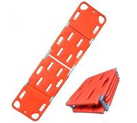 Barella Pieghevole - Tavola spinale Portatile di Emergenza con Cintura di Sicurezza, tavola spinale per Il Trasporto di pazienti per Il Personale di Emergenza - Design Pieghevole a Quattro p