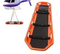 Barella Portatile, Barella Per Il Trasporto Di Feriti Sportivi | Cesto Di Salvataggio Con Briglia Di Sollevamento E Imbracatura Di Sicurezza | Design Pieghevole Per Pronto Soccorso