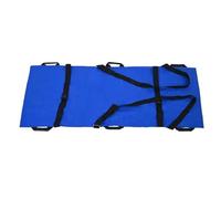 Barella Portatile - Barella Pieghevole Morbida per Pronto Soccorso con Borsa per Il Trasporto, Adatta per Montagna, emergenze e Uso Domestico (Blu, Imbracatura 63 x 27,6 Pollici).