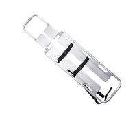 Barella Portatile For Emergenze Mediche,Attrezzatura Di Ricerca E Soccorso,Monopiede Pieghevole Retrattile In Alluminio For Pronto Soccorso Medico,Ambulanza(Silver)