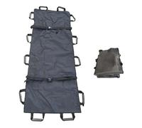 Barella portatile impermeabile morbida con 12 maniglie per soccorso di emergenza, ospedale e luoghi sportivi, barella medica pieghevole per la cura dei disabili con borsa