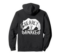 Barely Awake, Ottima Idea Regalo per Il rientro a Scuola e all'università Felpa con Cappuccio