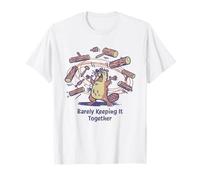 Barely Keeping It Together, Divertente Motivo con Castoro Maglietta