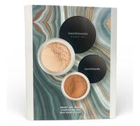 bareMinerals Ready, Set, Glow Complexion Duo, Original Mineral Veil Loose Setting Powder and Warmth All Over Face Color Bronzer, Full Size