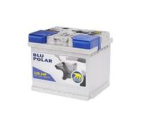 Baren Batteria Auto Flooded L1B 44P 12V 44Ah 420A, Batteria Auto Blu Polar ad Acido Libero per Veicoli Tradizionali, Made in Italy, Senza Manutenzione, Pronta all'uso, Batteria Alta Affidabilità