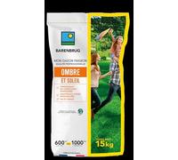 BARENBRUG - Erba Ombra e Sole - In condizioni ombreggiate - Adatto per aree soleggiate - Fine e denso - Per vegetalizzare piccoli giardini urbani - Made in France - 15 Kg
