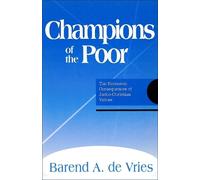 Barend A. DeVries Champions of the Poor (Tascabile)