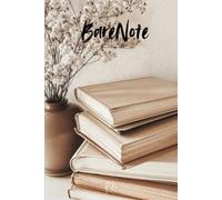 BareNote: Student writing notebook | Premium Hardcover College/University Notebook | 120 Lined Pages, 6.14” x 9.21” | Matte Cover | Academic student journal for lectureslanner | College gift notebook