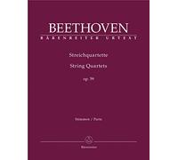 BARENREITER BEETHOVEN L.V. - STRING QUARTETS OP. 59 - 2 VIOLIN, VIOLA, VIOLONCELLO Classical sheets Wind ensemble