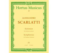 BARENREITER SARLATTI A. - SINFONIA N° 4 A-MOLL - CONDUCTEUR Classical Fogli Full punteggio