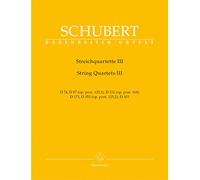 Barenreiter Schubert F. - Streichquartette Vol.3 - 2 Violinen, Viola, Violoncello