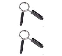 barenx 2 manubri da 24 mm + 2 x 25 mm con clip a molla per sollevamento pesi