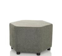 BAREO - Sgabello imbottito Grigio