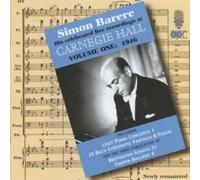 Barere, Simon - Carnegie Hall Recordings