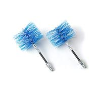 BARETTO 2 Spazzole Ricambio per Kit per Pulizia della Stufa a Pellet - Spazzole Flex in Nylon da 80mm - Adatto a Canne Fumarie con Curve
