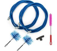 BARETTO FLEX Kit Pulizia Canna Fumaria Pellet Ø 80+100 mm 6 m 2 Scovoli