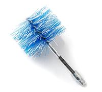 BARETTO FLEX | Spazzola Pulizia Stufa a Pellet | Canna Fumaria Ø 100 mm | Snodo Articolato Per Curve | Attacco M12 | 1 pz