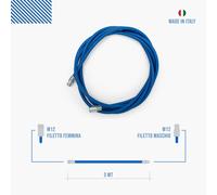 BARETTO - Prolunga 3/6M per Spazzole Pulizia Tubi Stufa Pellet (80 100mm)