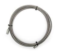 BARETTO Prolunga Flessibile in Acciaio Inox per Kit per Pulizia della Stufa a Pellet, Prolunga Inox di 9 Metri per la Pulizia Stufa Pellet con Curvatura a 90°, Adatta a Stufe Pellet con Curve
