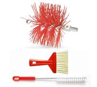 BARETTO Scovolo Canna Fumaria Nylon M12 - Ø 120 mm Kit 3 pezzi