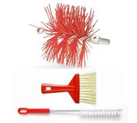 BARETTO Scovolo Canna Fumaria Nylon M12 - Ø 250 mm Kit 3 pezzi