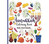 Barfee Coloring House Hanukkah Coloring Book For Kids And Adults (Tascabile)