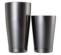 Barfly Diamond - Set shaker a reticolo, colore: nero