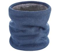 BARFULKER Sciarpa a tubo in maglia per donna e uomo - Scaldacollo Uomo Sciarpa Invernale Donna Scaldacollo Caldo Pile Sport Scaldacollo Termico per Moto Sci Snowboard Running(Blu)