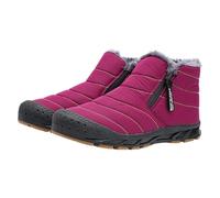 BarfußSchuhe Winter Outdoor Walkingschuhe Herren Damen Warm GefüTterte Outdoor Wasserdicht Traillaufschuhe Wanderschuhe Modische KnöChelhohe Winterstiefel Ultra-Bequemer Rutschfeste Stiefel, rosso, 42