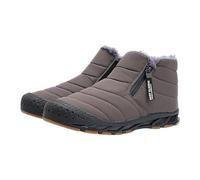 BarfußSchuhe Winter Outdoor Walkingschuhe Herren Damen Warm GefüTterte Outdoor Wasserdicht Traillaufschuhe Wanderschuhe Modische KnöChelhohe Winterstiefel Ultra-Bequemer Rutschfeste Stiefel, marrone