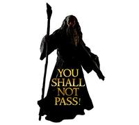 Bargain Max Decal LOTR You Shall Not Pass - Adesivo da auto per finestra, 15,2 cm