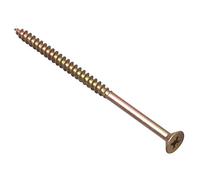Bargainscrews - Confezione da 100 viti multiuso, ideali per essere impiegate su pannelli truciolari, MDF, PVC e legno 6,0 x 90mm