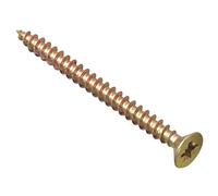 Bargainscrews - Confezione da 100 viti multiuso, ideali per essere impiegate su pannelli truciolari, MDF, PVC e legno 5.0 x 60mm
