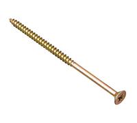 Bargainscrews - Confezione da 100 viti multiuso, ideali per essere impiegate su pannelli truciolari, MDF, PVC e legno 5 x 100mm