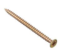 Bargainscrews - Confezione da 100 viti multiuso, ideali per essere impiegate su pannelli truciolari, MDF, PVC e legno 5.0 x 70mm