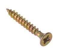 Bargainscrews - Confezione da 100 viti multiuso, ideali per essere impiegate su pannelli truciolari, MDF, PVC e legno 6.0 x 50mm